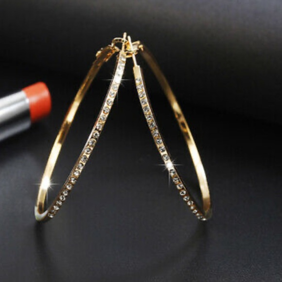 NEW Sterling Silver hoop earrings - Picture 4 of 4